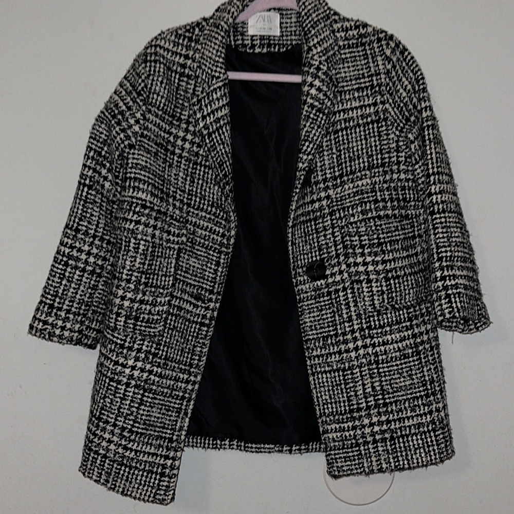 Zara tweeted coat size 11/12Y